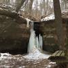 Ice formations in late season (past prime)