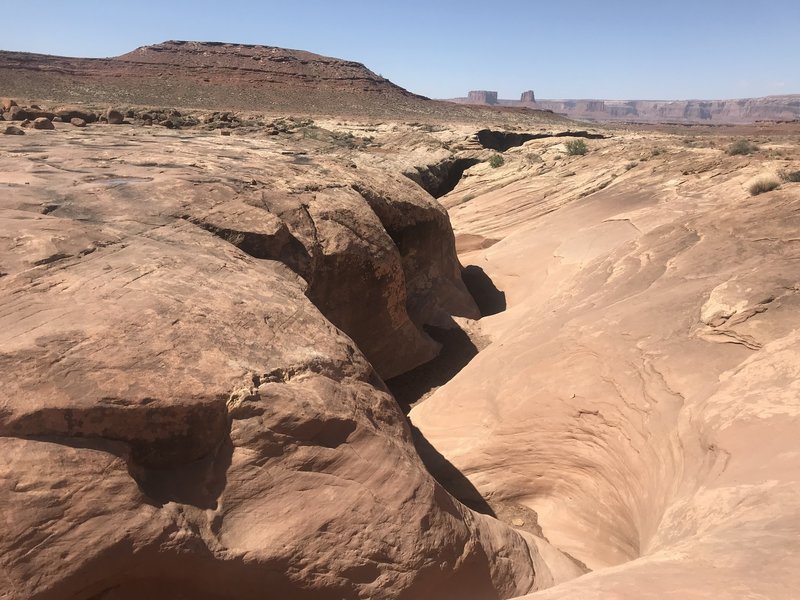 Beginning of Holeman Canyon