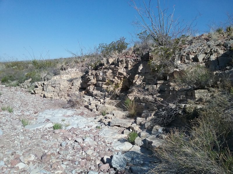 View of the arroyo