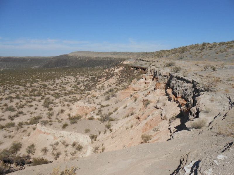 Looking east from the trail