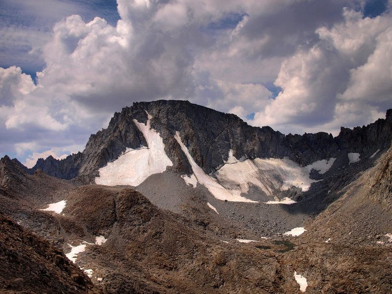 Mount Darwin from Lamarck Col.