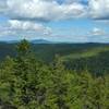 Facing east from the summit