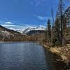 Cub Lake has an awesome Mountain View!