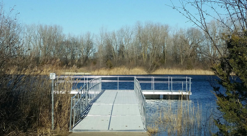 Pier at Hollows Conservation Area - Photo courtesy of McHenry County Conservation District