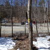 Trailhead for both Terrace Pond South and Terrace Pond North trails