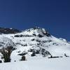 Destination Round Top etched and Lake Winnecucca covered by April's snow.