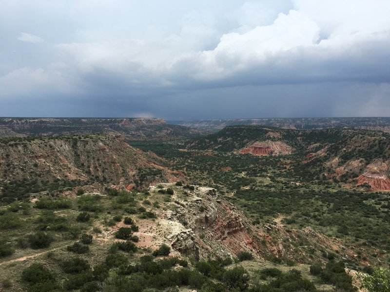 View from the ridge.