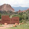 Garden of the Gods entrance sign.