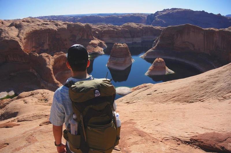 Overlooking Reflection Canyon