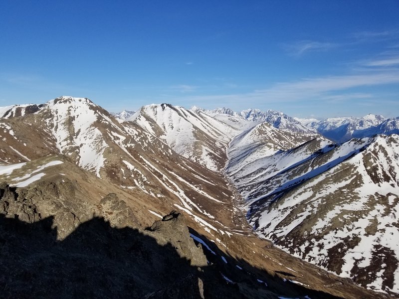 Blacktail Rocks summit view looking east toward Vista Peak