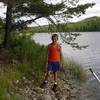 This is my oldest son about 15 years ago. This was the first time we checked out the canoes from the Kabetogama Visitor Center. We have a great adventure that day with the lake to ourselves.