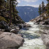 Shot from the bridge above Upper Yosemite Falls