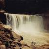 View of the falls after heavy rains