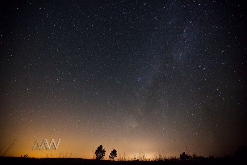 Night time at Hopkins Prairie