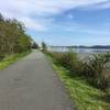 The trail heading out to March's Point.