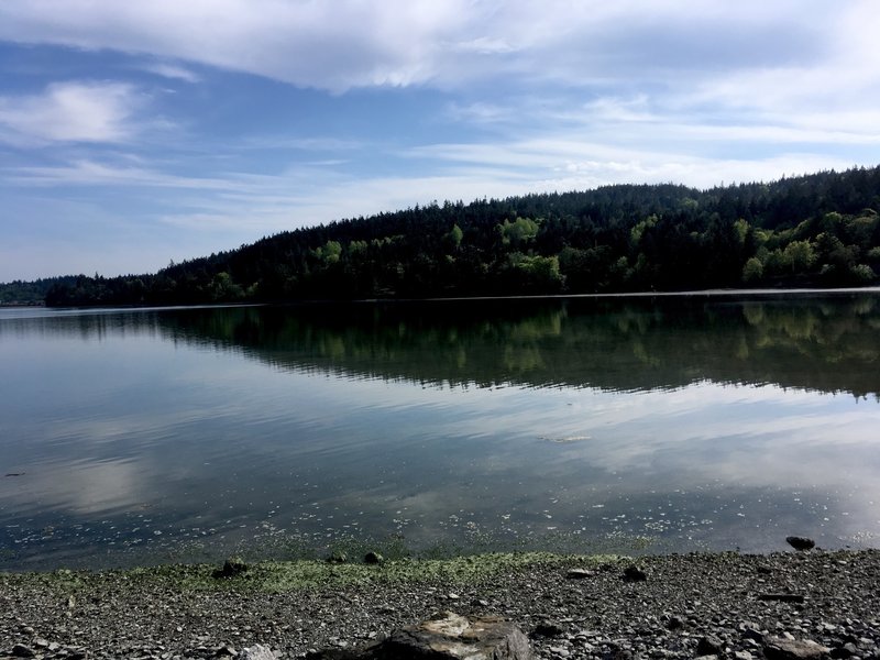 Looking over Fidalgo Bay.