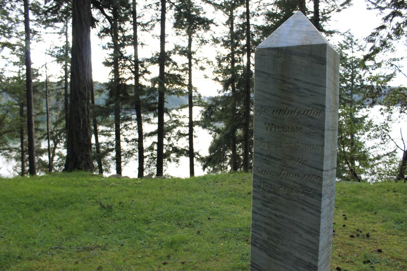 Border dispute marker.