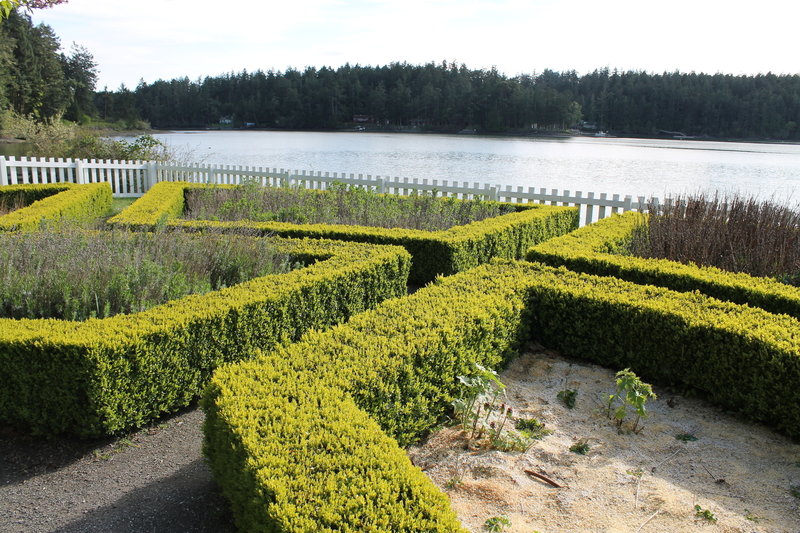 Traditional English garden.