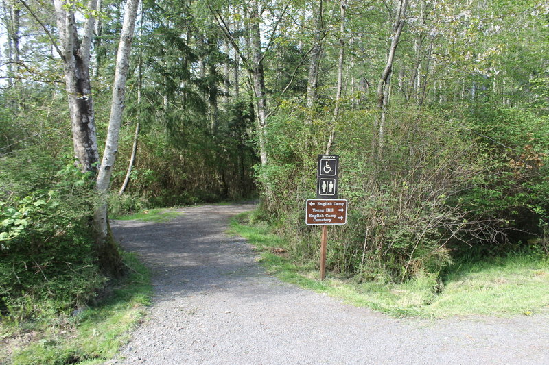 The trail to English Camp.