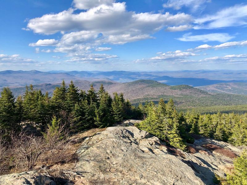 View from the peak at the Kearsarge fire tower