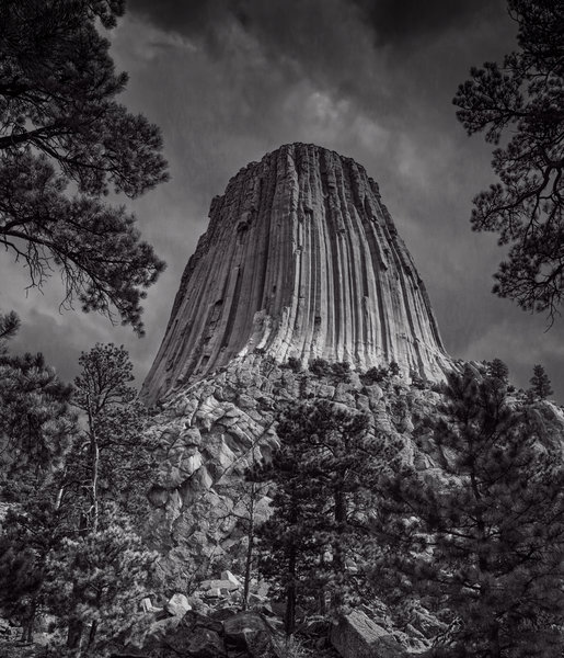 Storm over Devils Tower