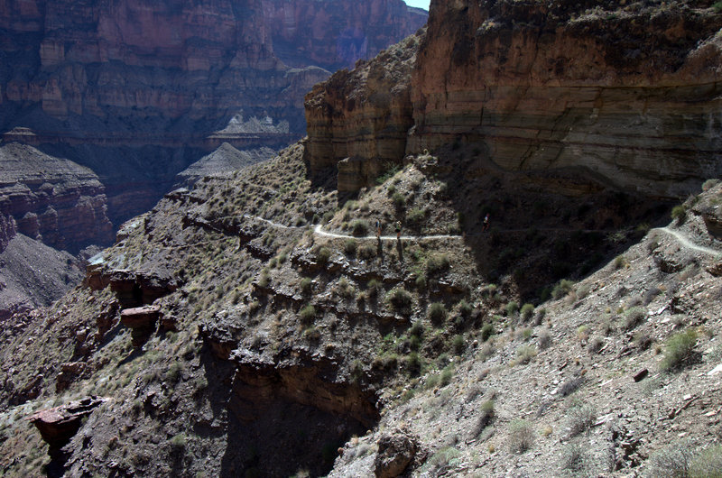 Climbing up above the Thunder River