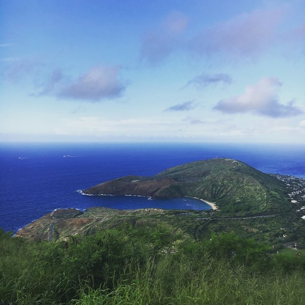 Hanauma Bay from the summit