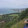 Enjoying the view from Diamond Head