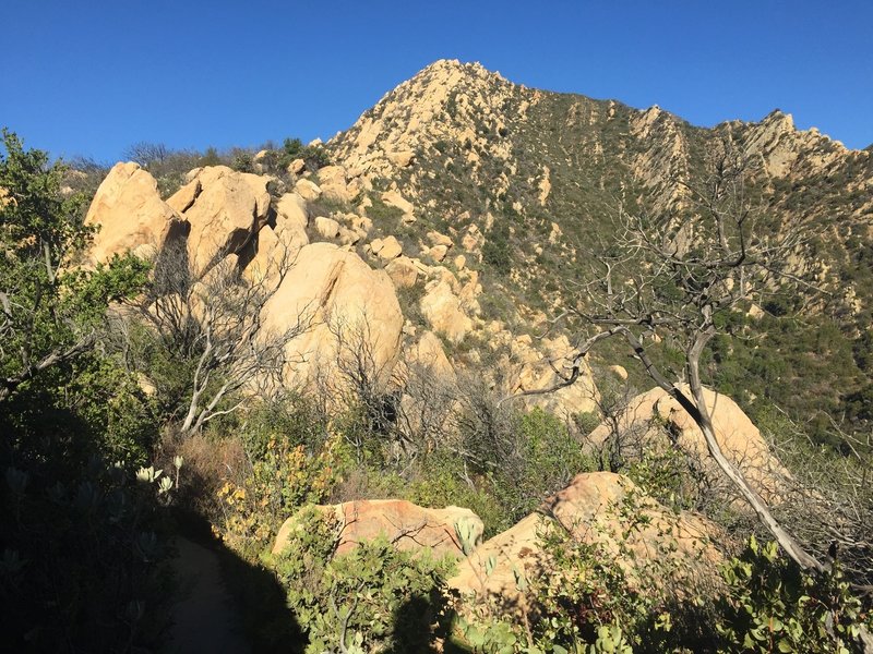 The route ahead to Arlington Peak