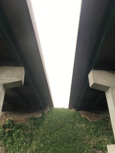 Crossing under the Kansas Turnpike.