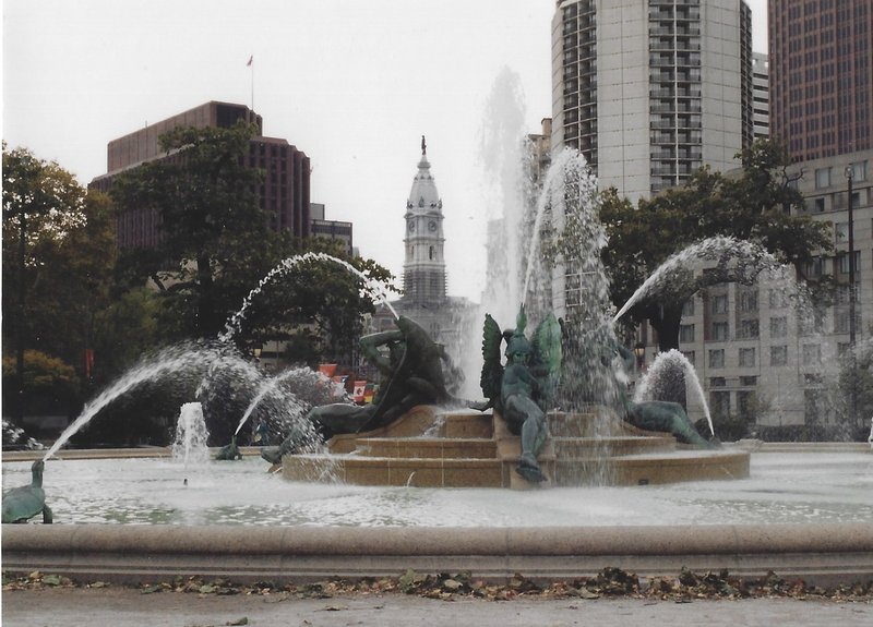 View of City Hall and Franklin Square