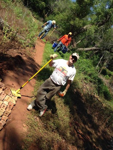 Awesome trail volunteers!