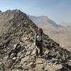 Hiker on Glen Pass