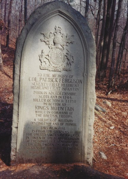 Ferguson's grave marker