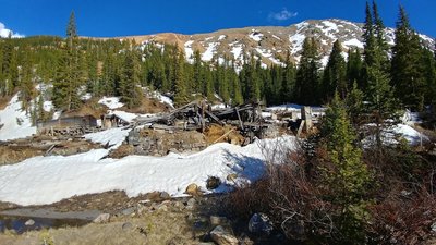 Ruins of Saints John town from the 1860s