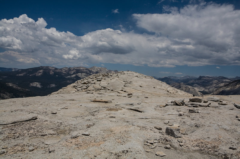 At the top of Half Dome