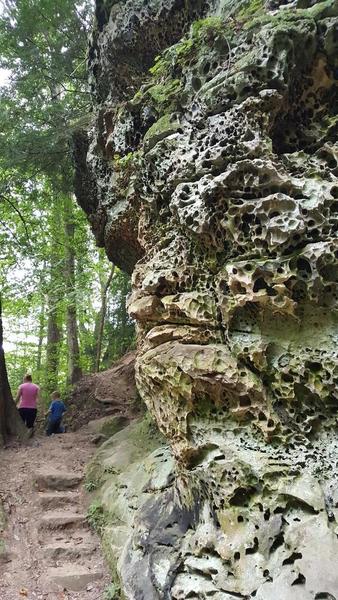 One of the numerous unique natural sandstone features you'll discover.