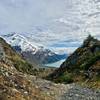 A glimpse of Prince Edward Sound at Portage Pass.