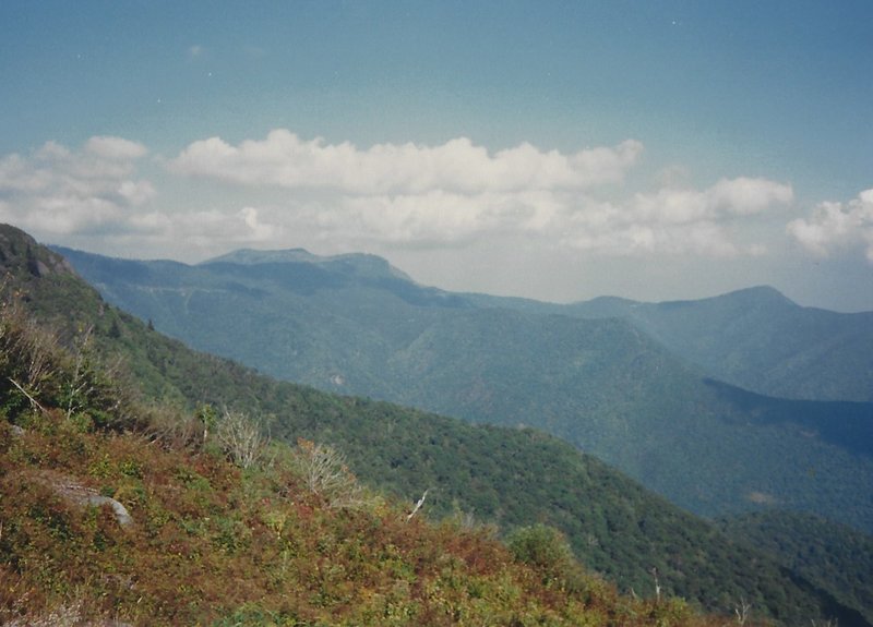 View of the Balsams in the summer