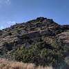 The trail in this part of the canyon offers a variety of views, vegetation, and rock formations.