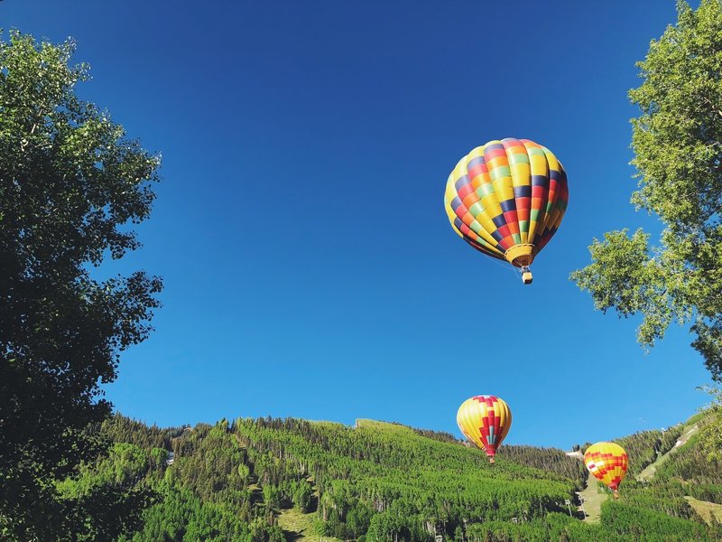 Telluride hot air balloon festival!