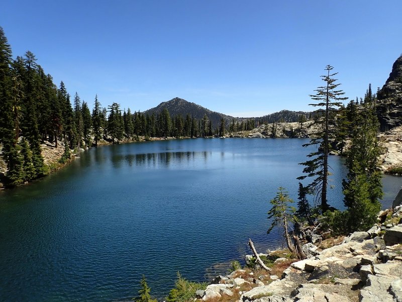 Russian Lake, with Russian Peak in the distance