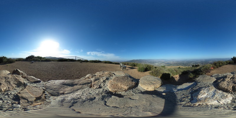 360 degree picture from top of monument