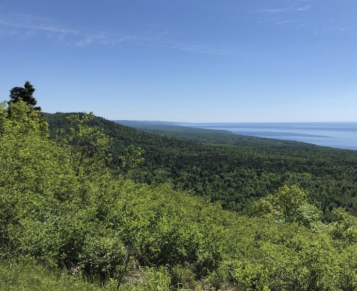 Oberg Trail, looking NE