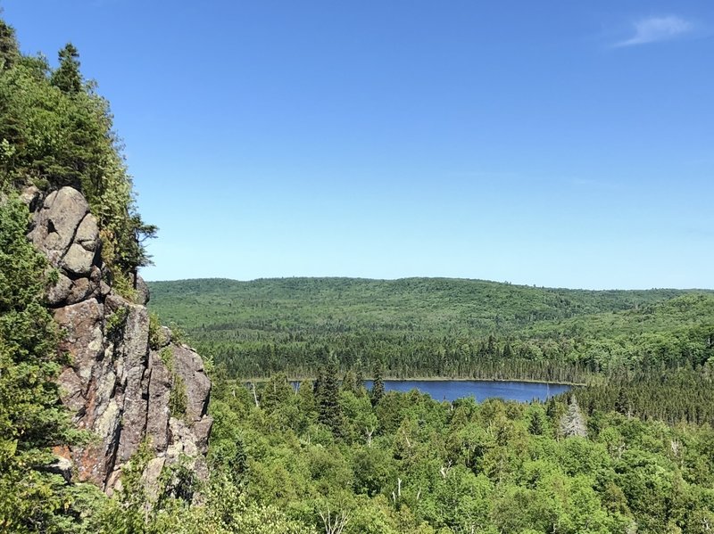 Oberg Trail, looking west