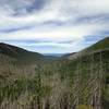 Looking west along the Middle Fork Canyon from the Halifax Trail.