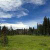 Solace Meadow from the former site of the old cabin