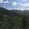 Scenic view on the way to the top