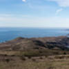 The Russian River reaches the Pacific Ocean at Jenner