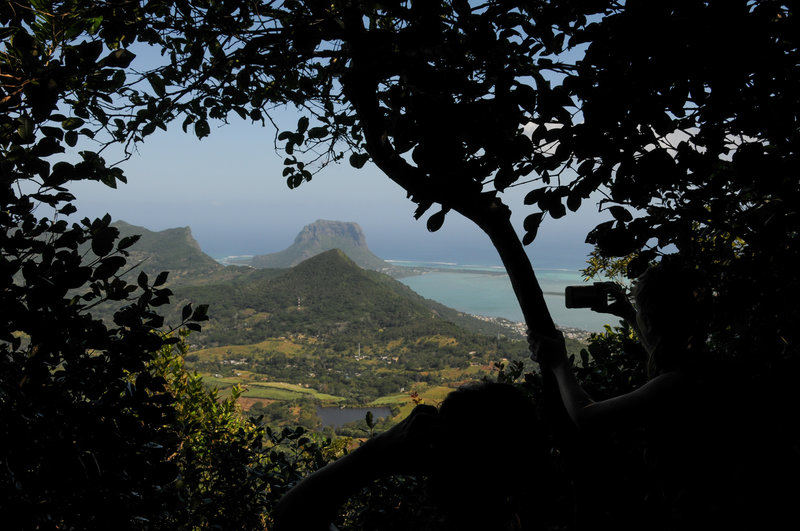 A great view towards Le Morne Brabant from Piton Saint Denis